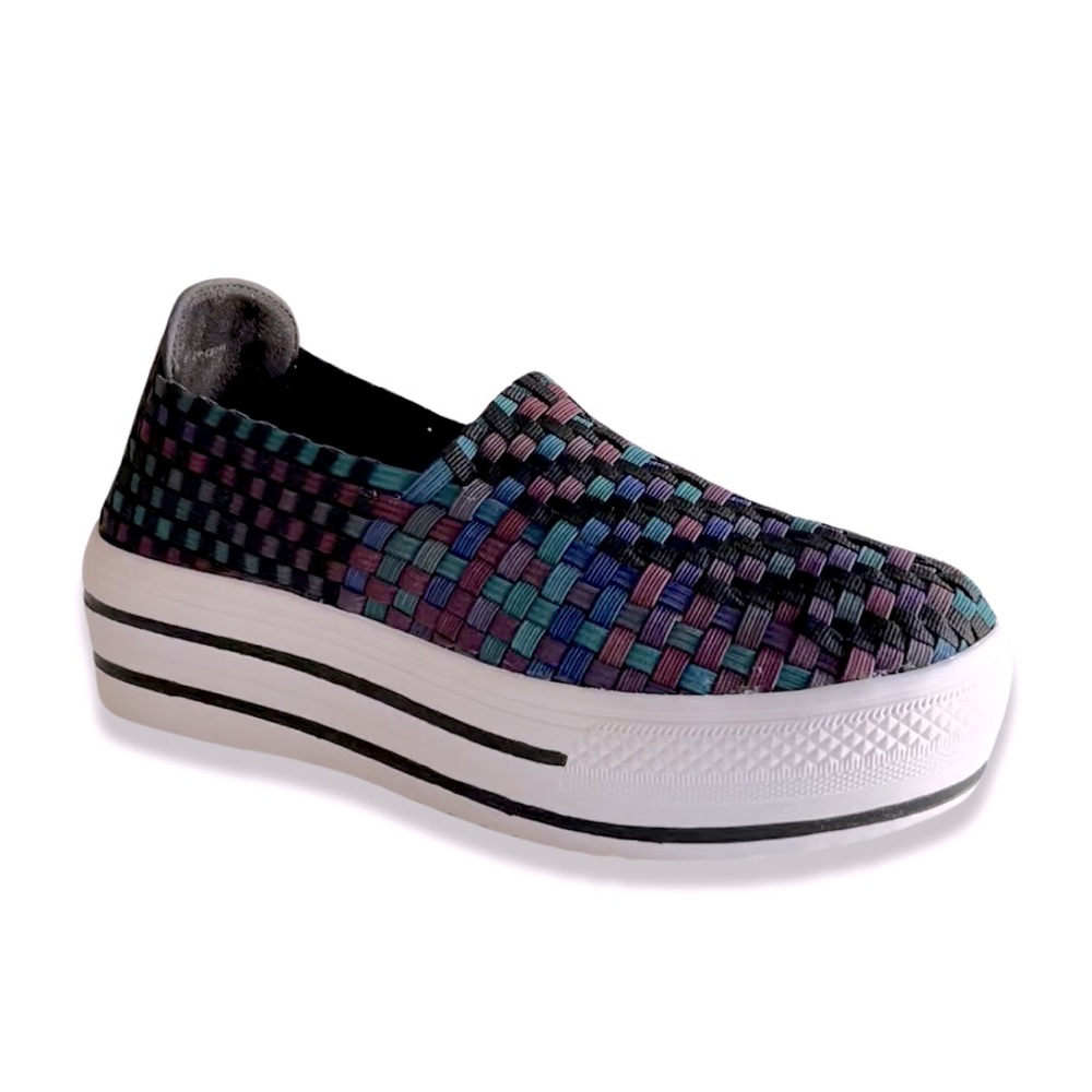 NWT ZEE Alexis by CC Resorts Jenny Shoe - Black Multicolor - Size 6.5 - 7